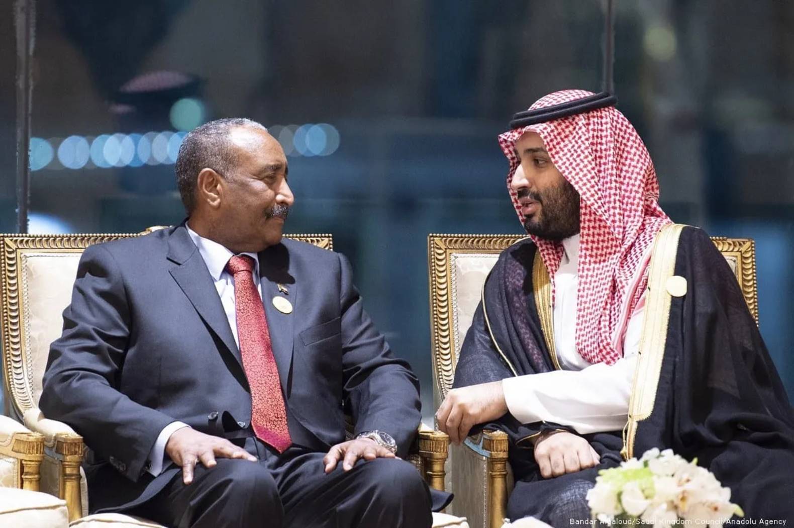 Mohammed bin Salman and Al-Burhan... السعودية والسودان